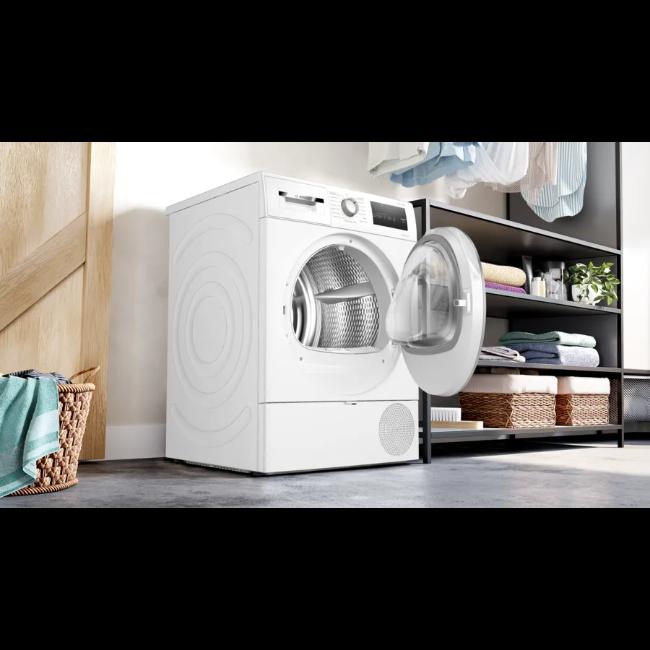 Bosch Series 4 Heat Pump Tumble Dryer - White, 8kg