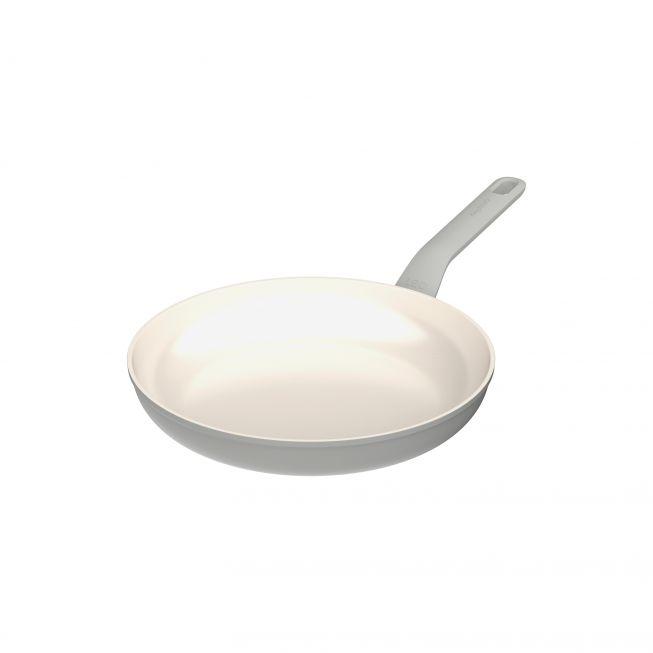 Berghoff Balance Moonmist 28cm Non-Stick Frying Pan with Ceragreen Coating, Recycled Aluminium, Stay-Cool Handle, Induction Compatible, Ovenproof to 180°C