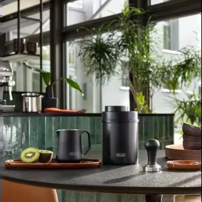 DeLonghi Vacuum Coffee Canister Black