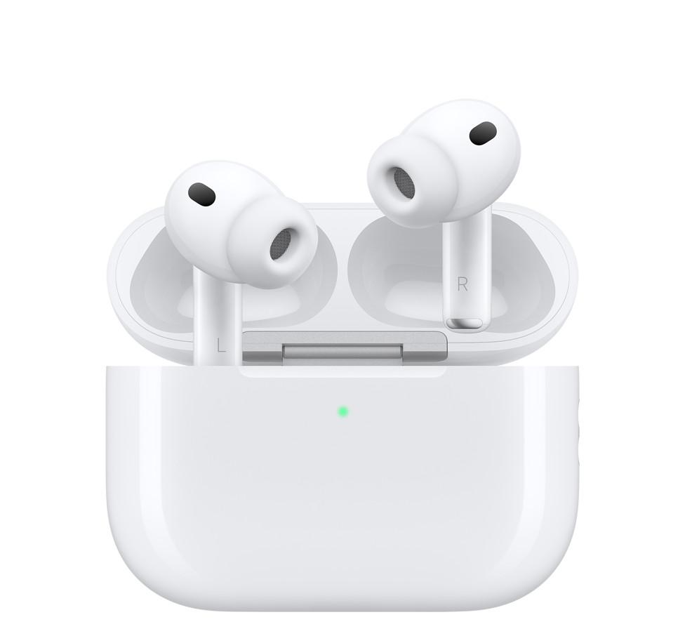 Apple AirPods Pro 3 Wireless Earphones with MagSafe Charging Case - White, Active Noise Cancelling, Image Features
