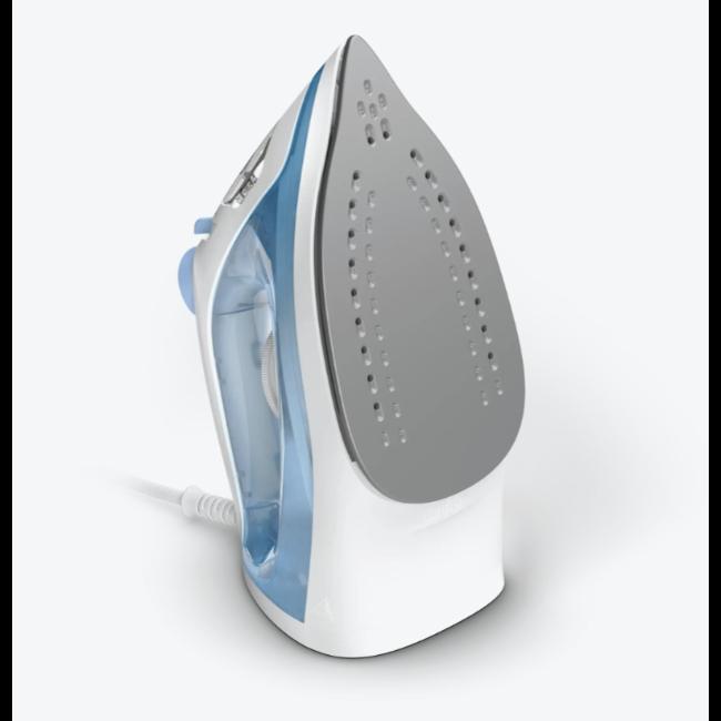 Philips 1000 Series 2000W Steam Iron White & Blue 250ml Water Tank 90g Steam Boost Non-stick Soleplate