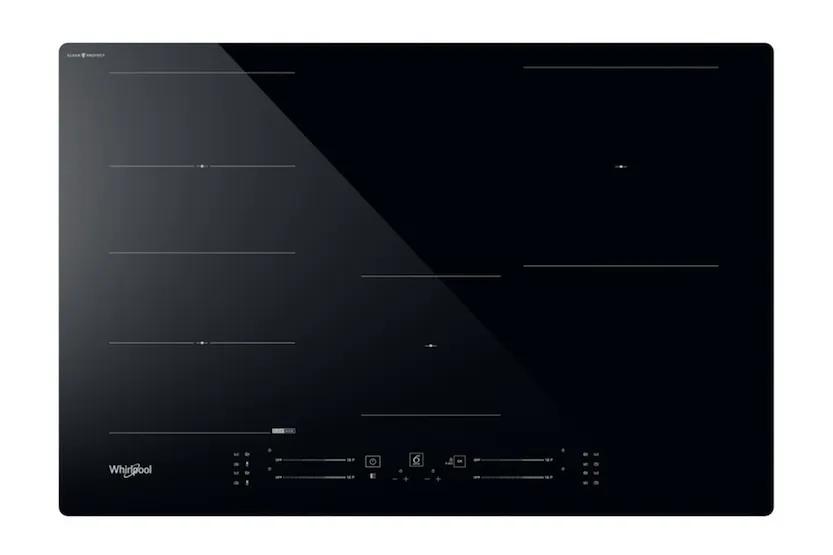 Whirlpool Induction Hob 77cm with CleanProtect, Booster, Flexiside, Chef Control, Timer, Child Lock, Black Glass, Touch Control