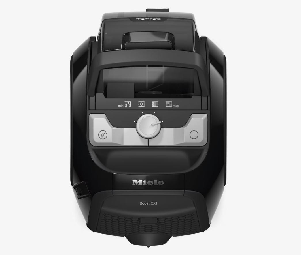 Miele Boost CX1 Bagless Cylinder Vacuum Cleaner - Black, Vortex Technology, TrackDrive, HEPA Filter, TurboBrush, 890W - Ideal for Pet Lovers
