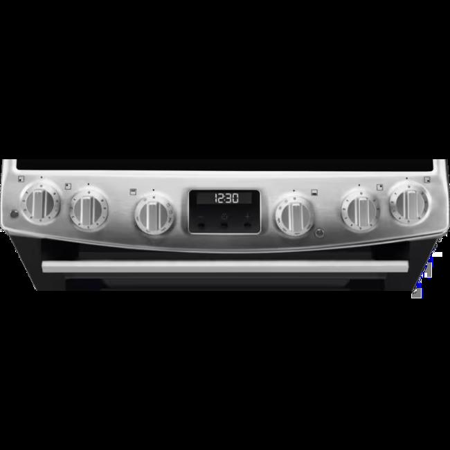 Electrolux 60cm Electric Cooker | Stainless Steel, Black | 4 Burners