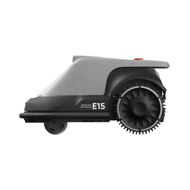 Eufy E15 Robot Lawn Mower - Grey/Black | RTK-Free AI Mapping, 3D Obstacle Avoidance, Edge Trimming, GPS Tracking, 800m² Coverage, 56dB Quiet Operation