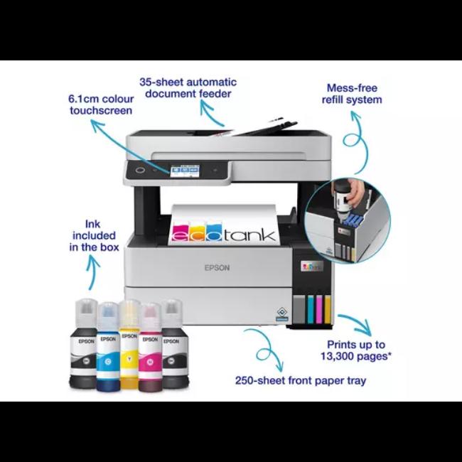 Epson EcoTank ET-5150 All-in-One Printer White | Copy Scan Maintenance