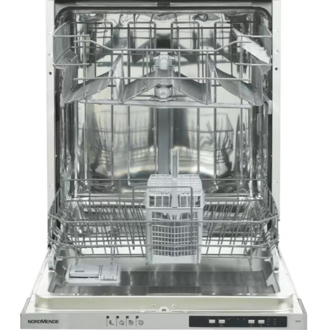 Nordmende DF63 Integrated Dishwasher 60cm 4 Programmes 12 Place Settings 49db Noise Level 3 Year Warranty