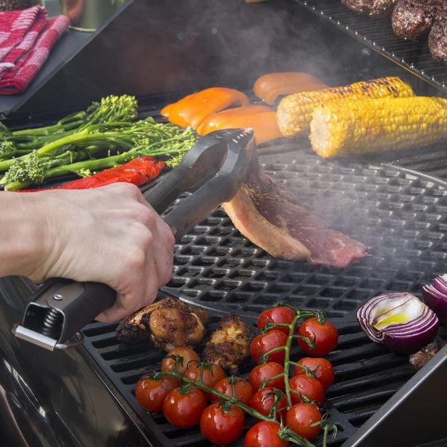 Sahara Searing Grill Insert Black Round BBQ Grill Accessory