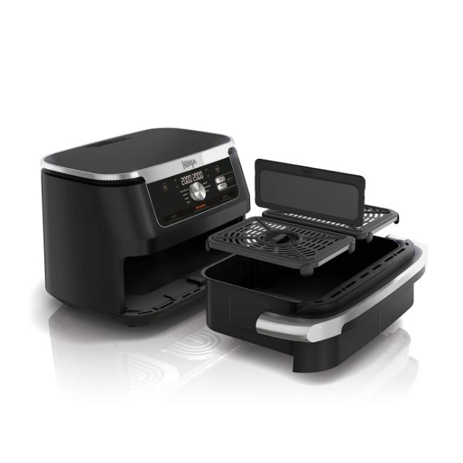 Ninja Foodi 10.4L Air Fryer | AF500UK | FlexDrawer, MegaZone, MAX CRISP, AIR FRY, ROAST, BAKE, REHEAT, DEHYDRATE, PROVE