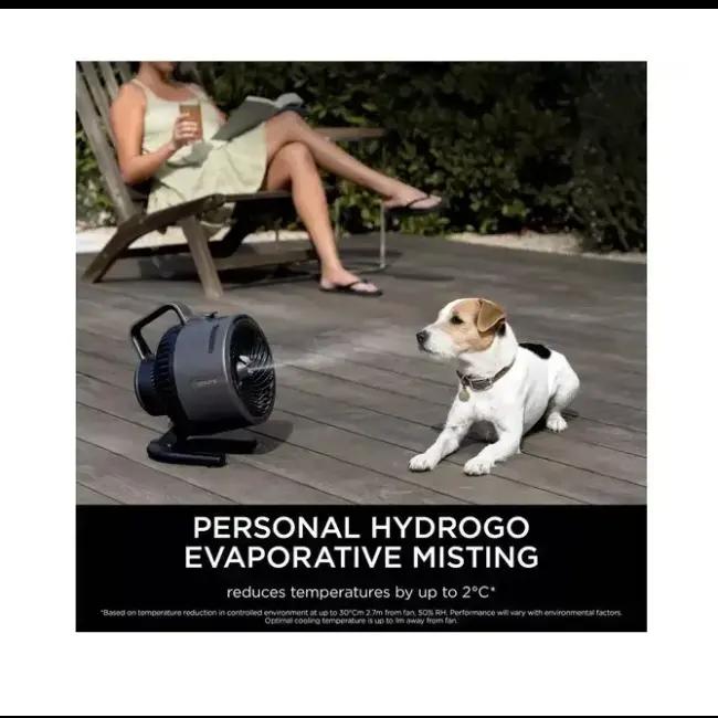 Shark FlexBreeze HydroGo Portable Misting Fan - Indoor & Outdoor Use | Image Features: Handle, Shark, FlexBreeze