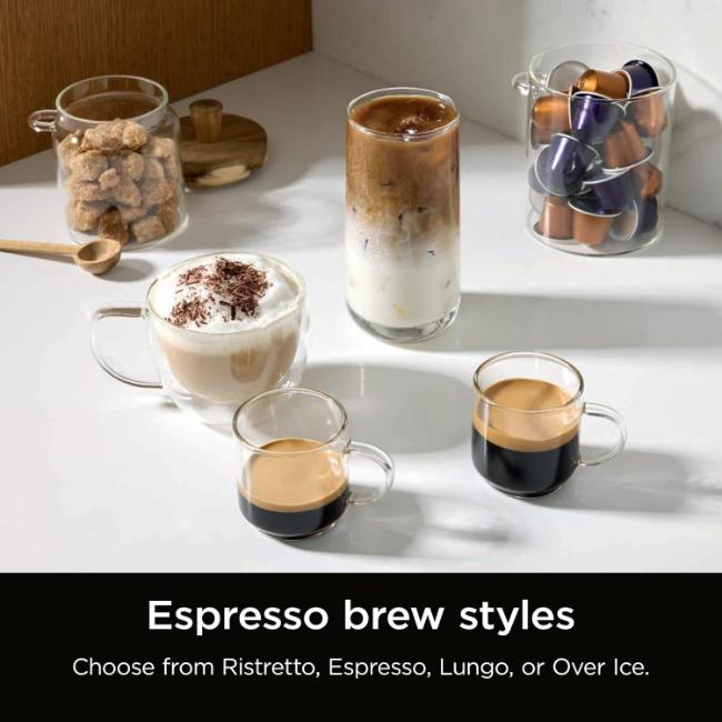 Ninja DualBrew System Coffee Machine - Filter & Espresso with Froth, Multiple Drink Sizes, 1.8L Capacity