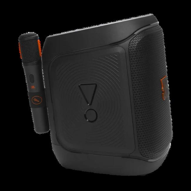 JBL PartyBox Encore 2 Portable Speaker 100W RMS AI Sound Boost Wireless Mic 15-Hr Battery IPX4 Splashproof Auracast Black