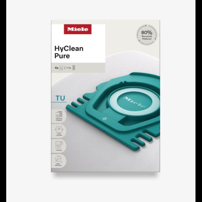 Miele HyClean Pure TU Vacuum Cleaner Bags for Guard S1 & L1 | 4 Pack | 80% Recycled Material | Filtration
