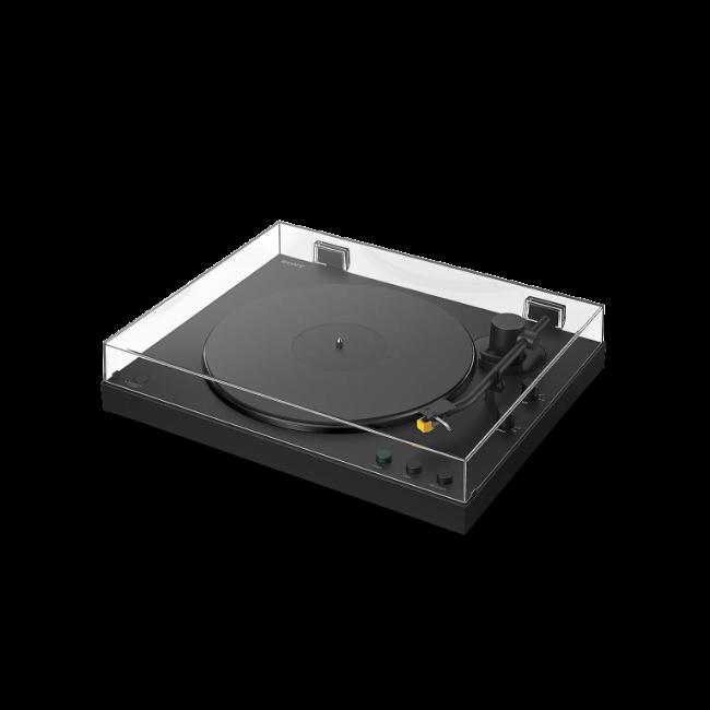 Sony PS-LX5BT Belt Drive Bluetooth Turntable - Black | Fully Automatic, aptX Adaptive Wireless, Aluminum Tonearm, MM Cartridge, Built-in Phono Stage