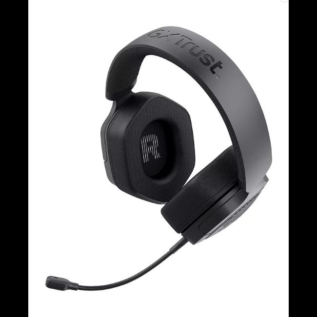 Trust GXT492 Carus Gaming Headset | Black | 50mm Drivers | Detachable Mic | Multiplatform Compatibility