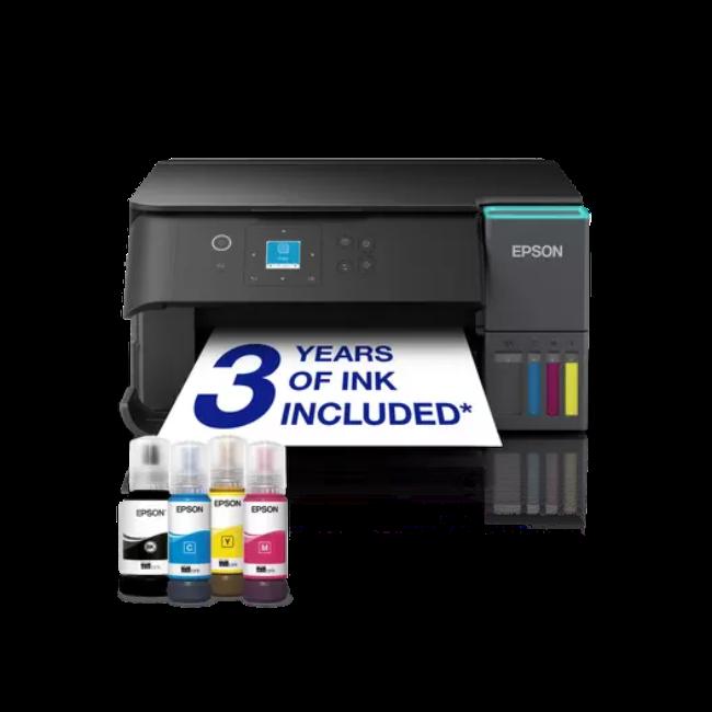 Epson EcoTank ET-2950 Multifunction Wi-Fi Ink Tank Printer - Black/Grey, LCD Screen