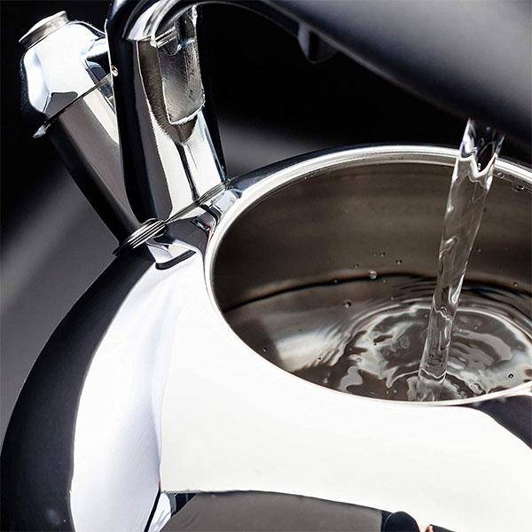 Judge 3L Retro Style Whistling Stovetop Kettle | 18/10 Stainless Steel | Induction, Gas, Ceramic, Halogen, Solid Plate, Aga Compatible
