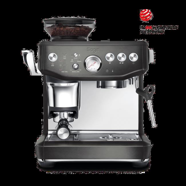 SAGE Barista Express Impress Bean to Cup Coffee Machine Black Stainless Steel 9-bar Steam Wand 2 litres Tank