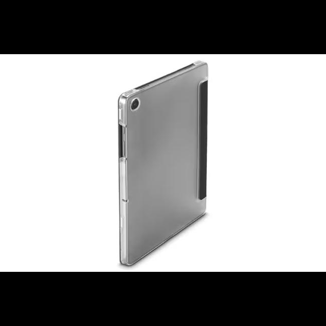 Hama Samsung Galaxy Tab A11 8.7" Black Flip Case with Stand Function, Magnetic Closure, All-around Protection, Transparent Back Panel, Silver Corner Accents