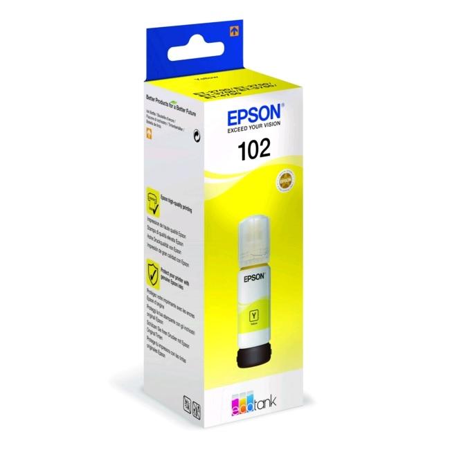 Epson 102 Yellow Ink Bottle 70ml