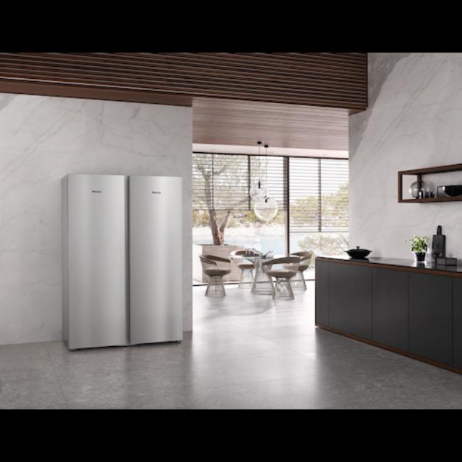 Miele Freestanding Refrigerator - Stainless Steel | DynaCool, DailyFresh