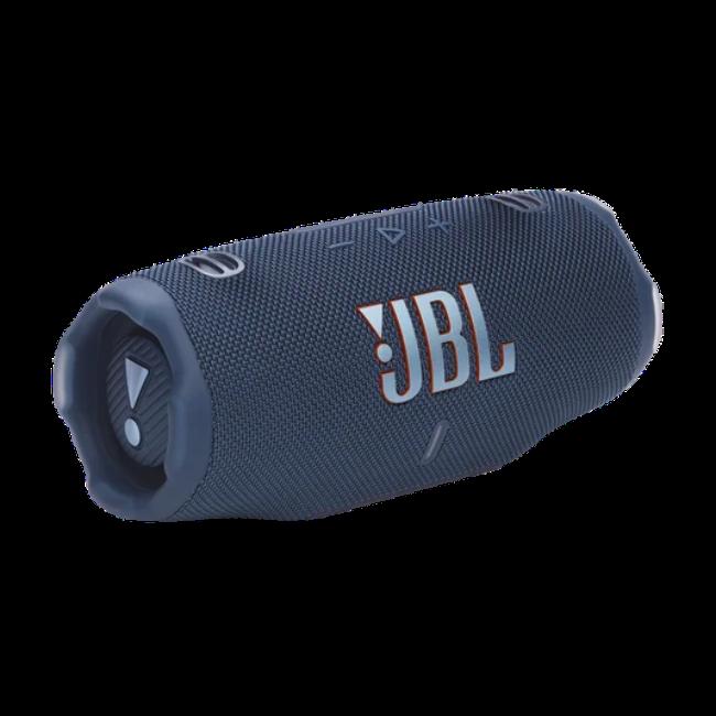 JBL Charge 6 Blue Bluetooth Speaker with Auracast, 24hr Playback, Waterproof, Dustproof, Drop-proof, JBL Pro Sound, Portable App Compatible, Recycled Materials, 16W Output