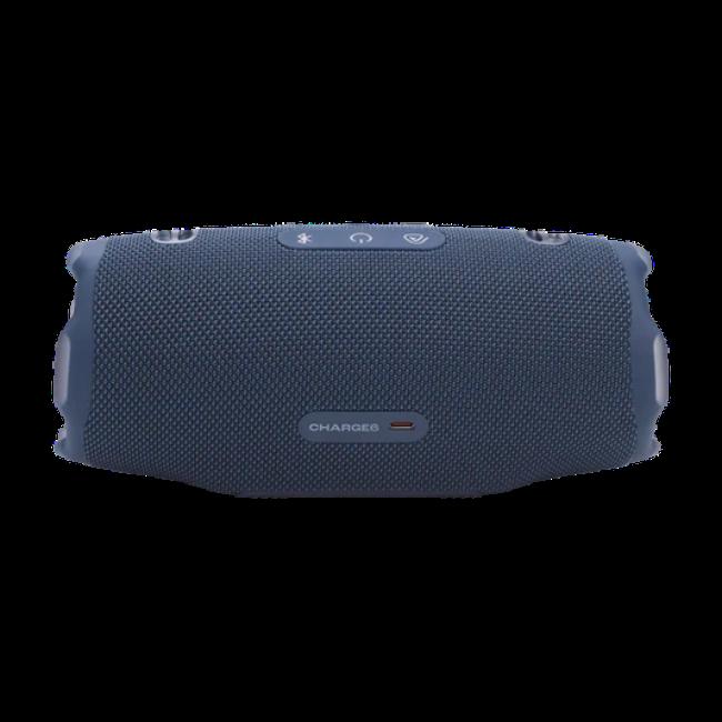 JBL Charge 6 Blue Bluetooth Speaker with Auracast, 24hr Playback, Waterproof, Dustproof, Drop-proof, JBL Pro Sound, Portable App Compatible, Recycled Materials, 16W Output