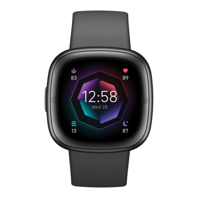 Fitbit Sense 2 Smartwatch Shadow Grey & Graphite | Stress, Sleep & GPS Tracking | Health & Fitness