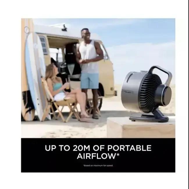 Shark FlexBreeze HydroGo Portable Misting Fan - Indoor & Outdoor Use | Image Features: Handle, Shark, FlexBreeze