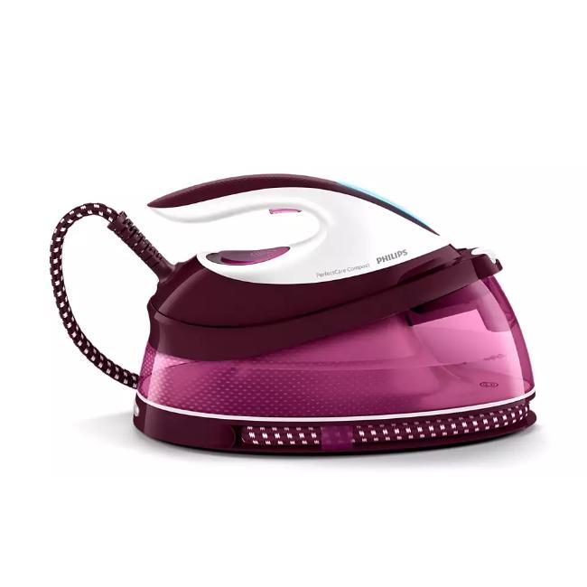 Philips PerfectCare Steam Generator Iron 6.5 bar 2400 W 1500 ml Water Tank SteamGlide Soleplate OptimalTEMP Anti-scale Vertical steaming