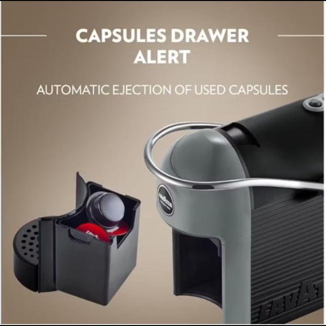 Lavazza A Modo Mio Jolie Evo Coffee Machine - Grey, Coffee, Cup, Pods