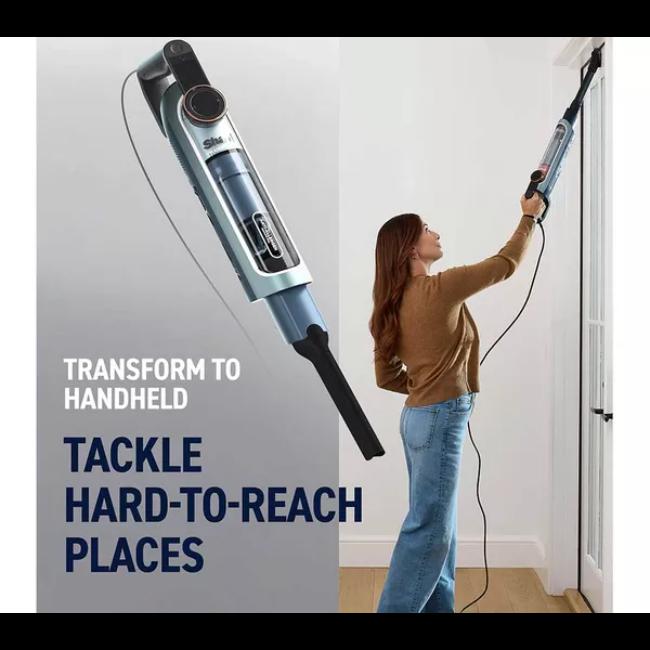Shark PowerDetect Transformer PowerTrio Upright Vacuum LX5000UKT Chimera Blue 4-in-1 Detect & Reveal Anti Hair Wrap Plus Anti-Allergen Seal DuoClean Detect Upright Stick Handheld Vacuum Cleaner