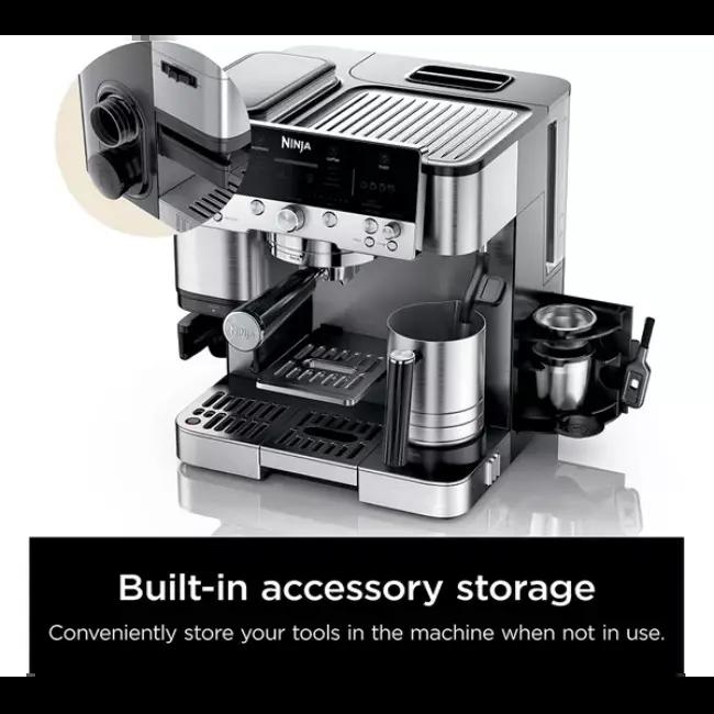 Ninja Luxe Café Premier Espresso Machine Black & Stainless Steel Free Delivery