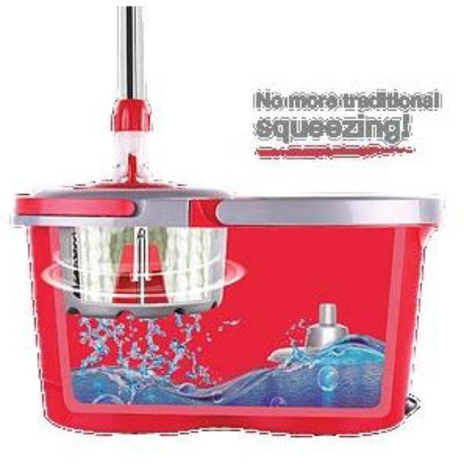 Spin Mop Dada Red | MOPDADA | Bucket, Mop Head, Stainless Steel