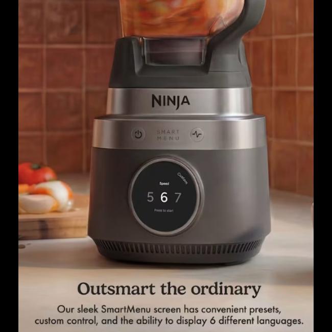 Ninja CrushBOSS 3-in-1 Kitchen System LB401UKBK - Food Processor, Tumbler, Blender - 1200W - Onyx Black