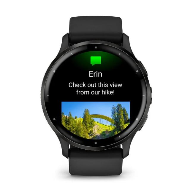 Garmin Venu 3 Smartwatch Black AMOLED Display, Heart Rate Monitor, Up to 14 Days Battery Life