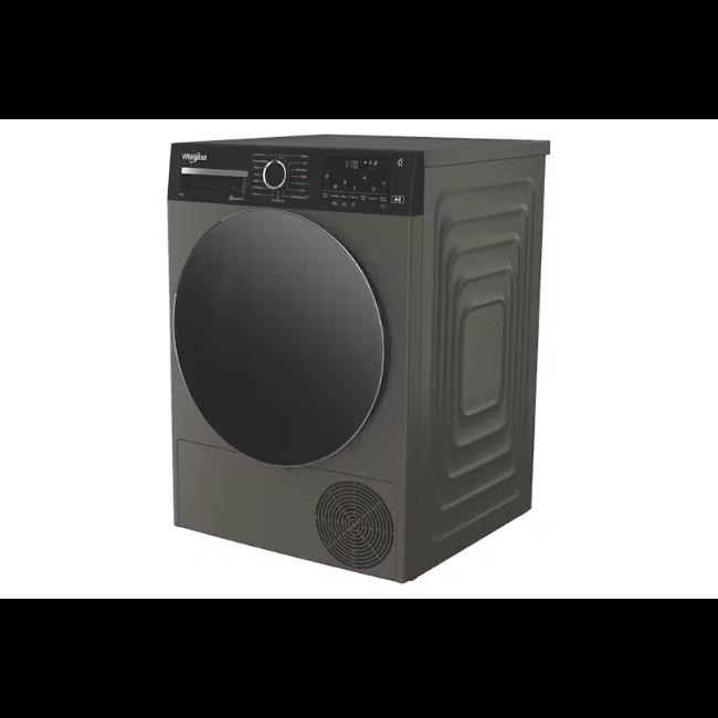 Whirlpool 10kg Heat Pump Dryer - Manhattan Grey | 6th Sense, FreshCare+, Steam Refresh, Reversible Door, Digital Display, 14 Programmes, A+++ Energy Rated, 65dB, 850x600x645mm