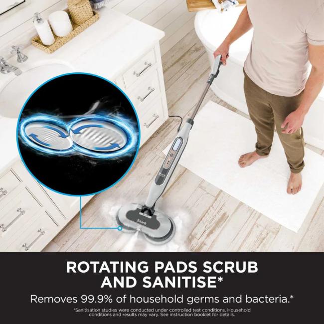 Shark Steam & Scrub Steam Mop with Steam Blaster for Sealed Hard Floors