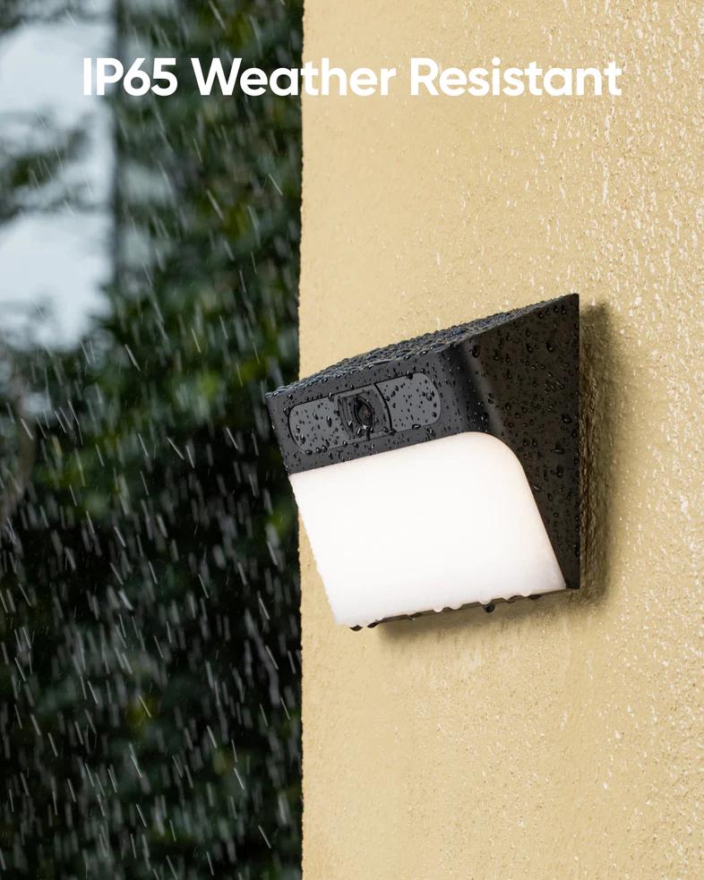Eufy Solar Powered 2K Wall Light Camera with Solar Panel and Camera