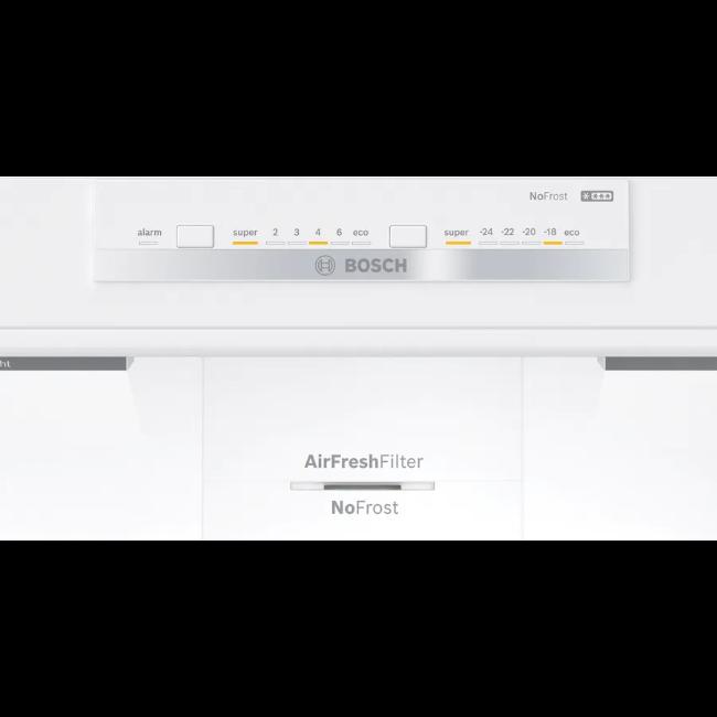 Bosch Free-Standing Fridge Freezer Stainless Steel | No Frost