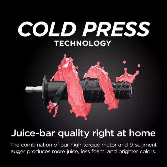 Ninja 3-in-1 Cold Press Juicer, Slicer & Shredder with Anti-Clog Filter | JC152UK | Silver | Includes Juice Jug & Pulp Container