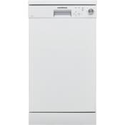 Nordmende 45cm Slimline Dishwasher 10 Place Setting White | DW49WH image