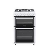 Nordmende 60cm Twin Cavity Gas Cooker - White | CTG62LPGWH