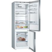 Bosch Serie 4 Tall Low Frost Fridge Freezer 70/30 Stainless Steel | KGE49AICAG