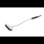 Sahara Long Handle BBQ Grill Brush &amp; Scraper | AC-LBRUSHIR