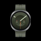 Samsung Watch 9 44mm Bluetooth - Silver with Green Strap | SM-L350NZSAEUB image