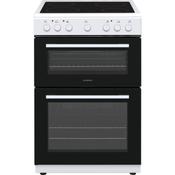 Nordmende 60cm Twin Cavity Electric Fan Cooker with Ceramic Top - White | CTEC63WH image