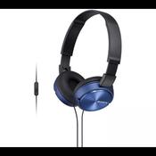 Sony MDR-ZX310 On-Ear Headphones | Blue | MDRZX310APL image