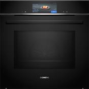 Siemens IQ700 Built-In Single Oven with Microwave-Function - Black | HM778GMB1B image
