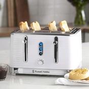 Russell Hobbs Inspire White 4 Slice Toaster 24380